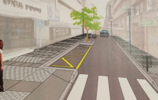 Abala comienza las obras en la calle Marqués de Molins de Alicante que mejorarán la movilidad urbana