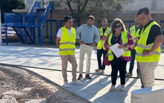 La remodelación del Parque Príncipe de Asturias en Santiago de la Ribera podría finalizar antes de lo esperado