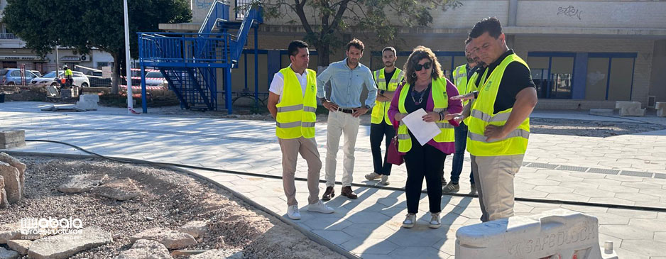 La remodelación del Parque Príncipe de Asturias en Santiago de la Ribera podría finalizar antes de lo esperado