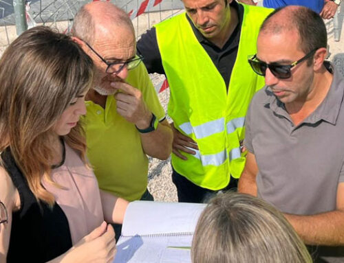 Las obras de construcción del puente de El Raal, en Murcia, avanzan a buen ritmo y según la planificación prevista