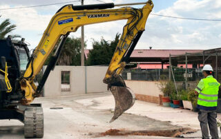 San Javier sigue mejorando su red de saneamiento con un nuevo colector
