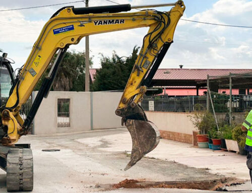 San Javier sigue mejorando su red de saneamiento con un nuevo colector