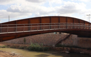 Abala finaliza las obras del puente de El Raal, en Murcia