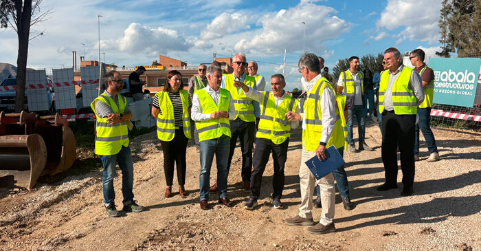 Avanzan las obras de protección frente a inundaciones en el Hospital Comarcal de la Vega Baja